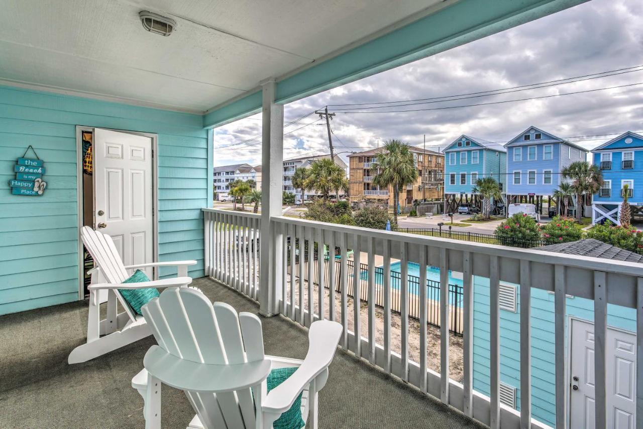Surfside Beach Escape With Pool - Walk To Ocean! Myrtle Beach Exterior foto